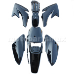 X-PRO Black Plastic Body Fender Kit for Honda CRF70 Pit Bike Dirt Bike
