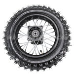 10" Rear Wheel Assembly 12mm Axle 3.0-10 Tire for 50cc 70cc 90cc 110cc Dirt Pit Bike