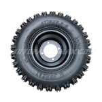18x9.5-8 8" Rear Wheel Rim Tire Assembly for 125cc Tele Go Karts Rover 125