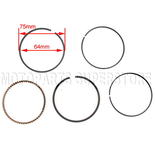 Piston Ring Kit CF172MM 250cc Engine Go Kart Scooter  