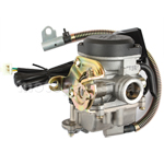 18mm Carburetor with Electric Choke for GY6 50cc Moped Scooter