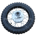 10" Rear Wheel Rim Tire Assembly for 50cc 70cc 110cc Dirt Bike