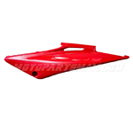 Left Side Rear Cover for 250cc Hawk 250 Dirt Bikes Pit Bikes (Red)