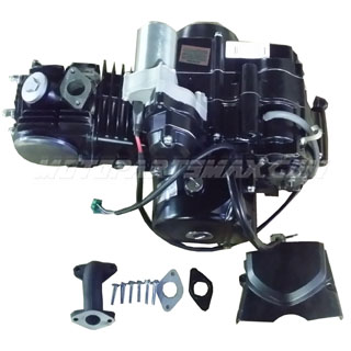 A Engine Assembly - 125cc 4-stroke Engine Semi-Auto w/Reverse, Electric