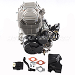 4 Stroke 250cc Zongshen Engine Motor with 6-Speed Gearshift and Balance Shaft, Manual Transmission, Electric Start for 250cc Dirt Bikes Street Motorcycles