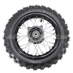 10" Front Wheel Assembly 12mm Axle 2.5-10 Tire for 50cc 70cc 90cc 110cc Dirt Pit Bike