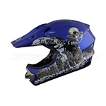 X-PRO Youth Motocross Off Road Cross Helmet DOT Approved Blue S-XL