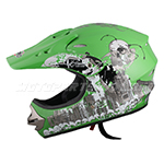 X-PRO Youth Motocross Off Road Cross Helmet DOT Approved Green S-XL