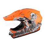X-PRO Youth Motocross Off Road Cross Helmet DOT Approved Orange S-XL