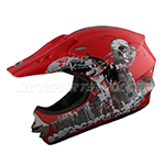 X-PRO Youth Motocross Off Road Cross Helmet DOT Approved Red S-XL