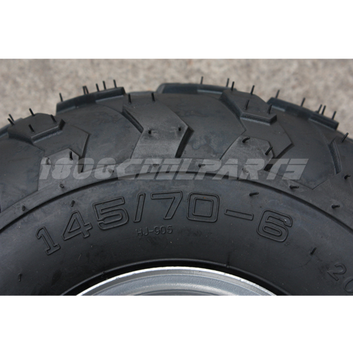 145 70 6 145 70 6 Wheel Tire Rim 50cc 70cc 90cc ATV Quad Go Kart